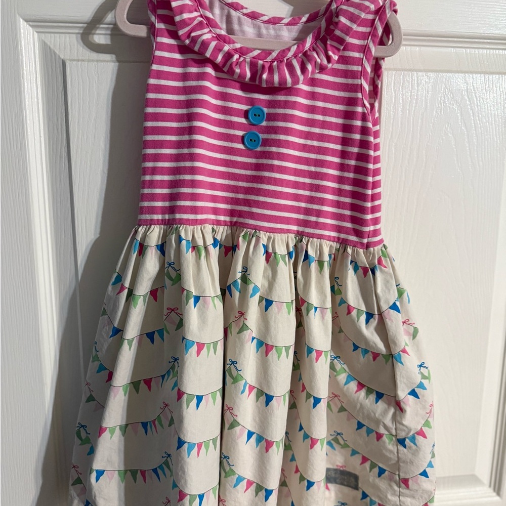 Eleanor Rose Pink and Blue Sundress
